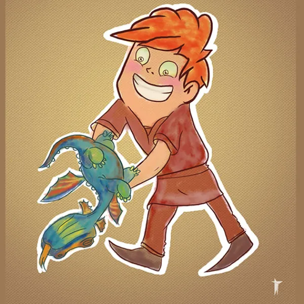 The Boy and the Dragon - Character Design
