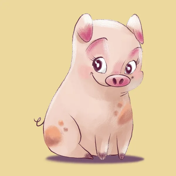 Pogo the Piglet - Character Design